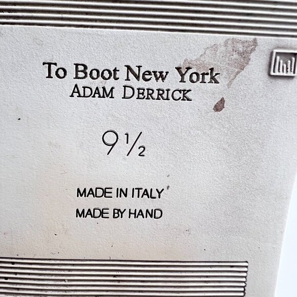 To Boot New York Adam Derrick Men Size 9.5 Brown Neutral Suede Lace Up Shoes - Picture 12 of 16